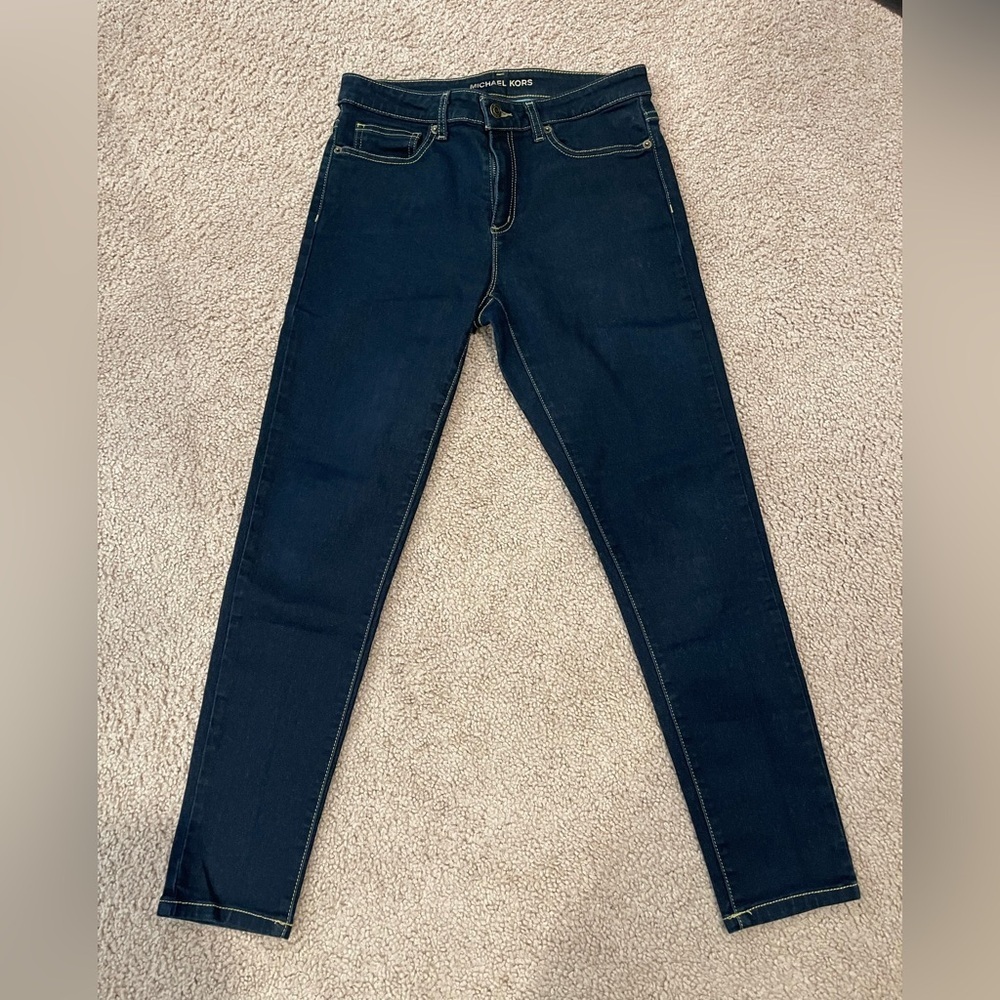 MICHAEL KORS Izzy Skinny Ankle mid-rise Denim Jeans